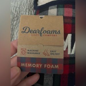 Dearfoams Mama Bear slippers with lining, size XL women’s 11-12